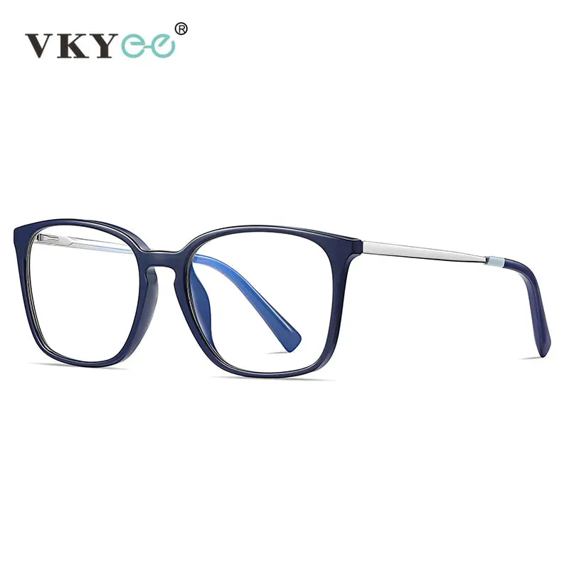 Vicky Men's Full Rim Square Tr 90 Titanium Reading Eyeglasses 2079