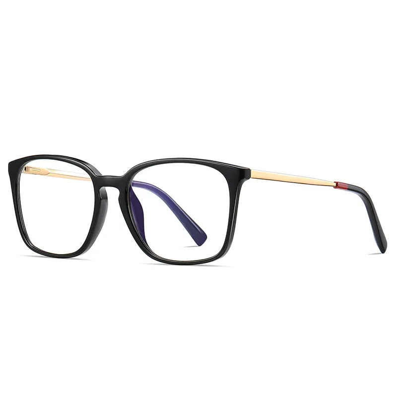 Vicky Men's Full Rim Square Tr 90 Titanium Reading Eyeglasses 2079