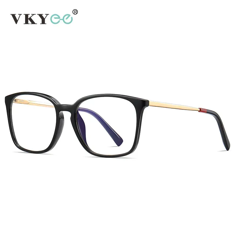 Vicky Men's Full Rim Square Tr 90 Titanium Reading Eyeglasses 2079