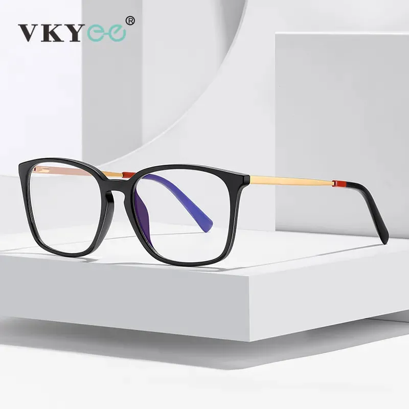 Vicky Men's Full Rim Square Tr 90 Titanium Reading Eyeglasses 2079