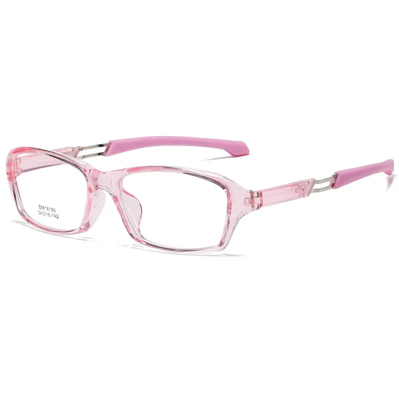 Vicky Women's Full Rim Square Tr 90 Silicone Sport Reading Glasses 18186