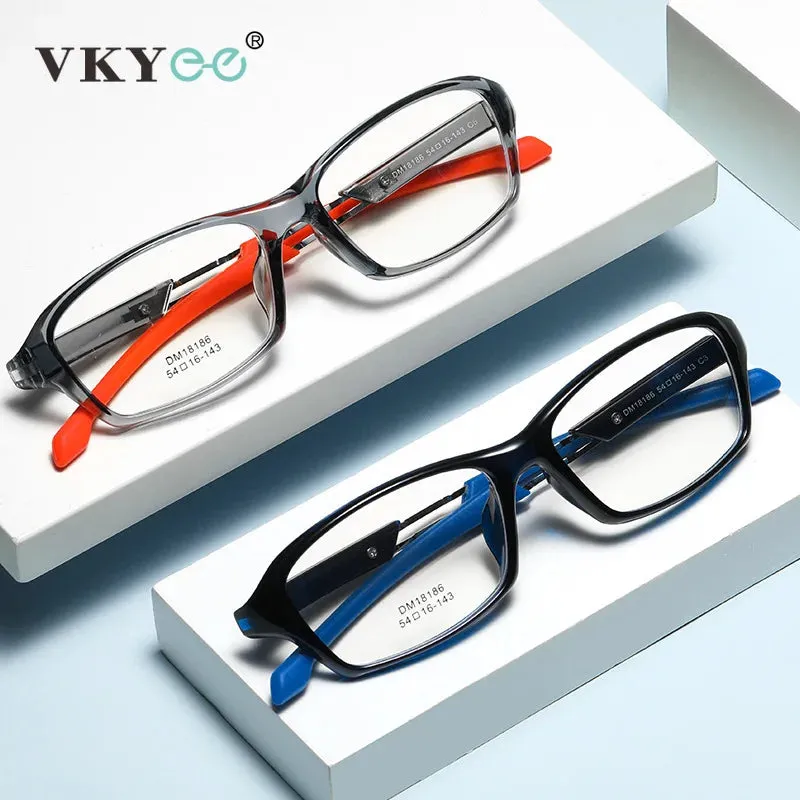 Vicky Women's Full Rim Square Tr 90 Silicone Sport Reading Glasses 18186