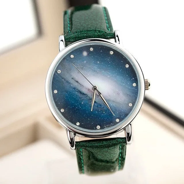 Watch Moon Photo Unisex watch Women Men Wristwatch Starry Sky Space Watch Little Star Wristwatch Special Birthday Gift saat