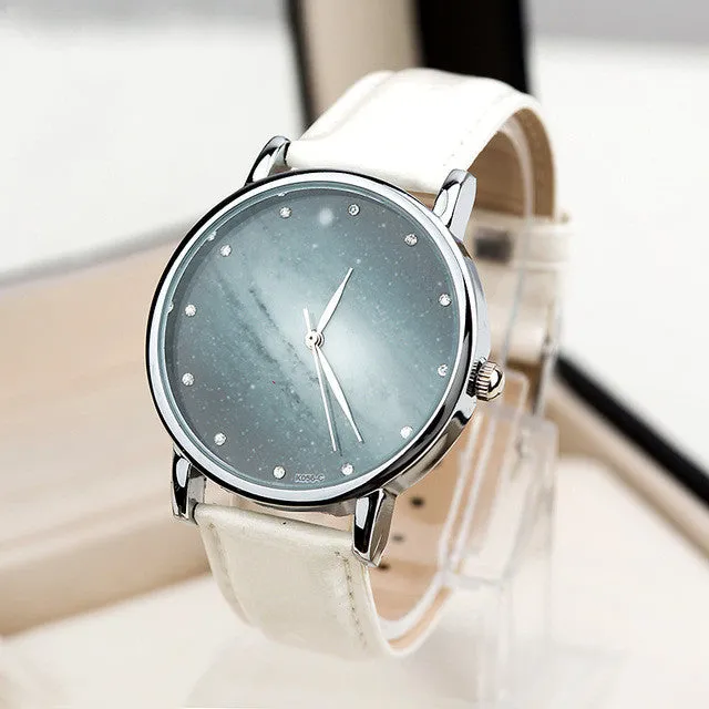 Watch Moon Photo Unisex watch Women Men Wristwatch Starry Sky Space Watch Little Star Wristwatch Special Birthday Gift saat