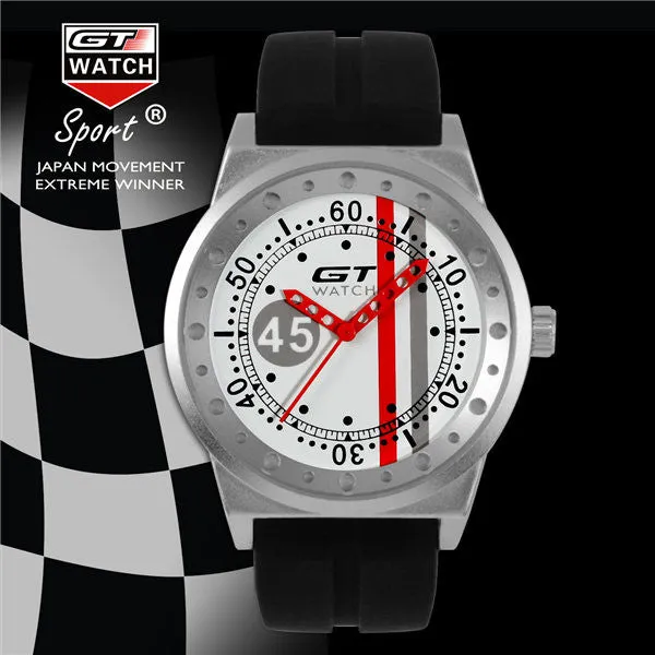 Waterproof GT Authentic Brand Italy Men Watch Fashion Cool Sports Luxury Racing Silicone Clock Wrist Watches relogio masculino H