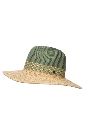 Women's Amelia Island Stripe Hat  |  Natural / Soft Fern