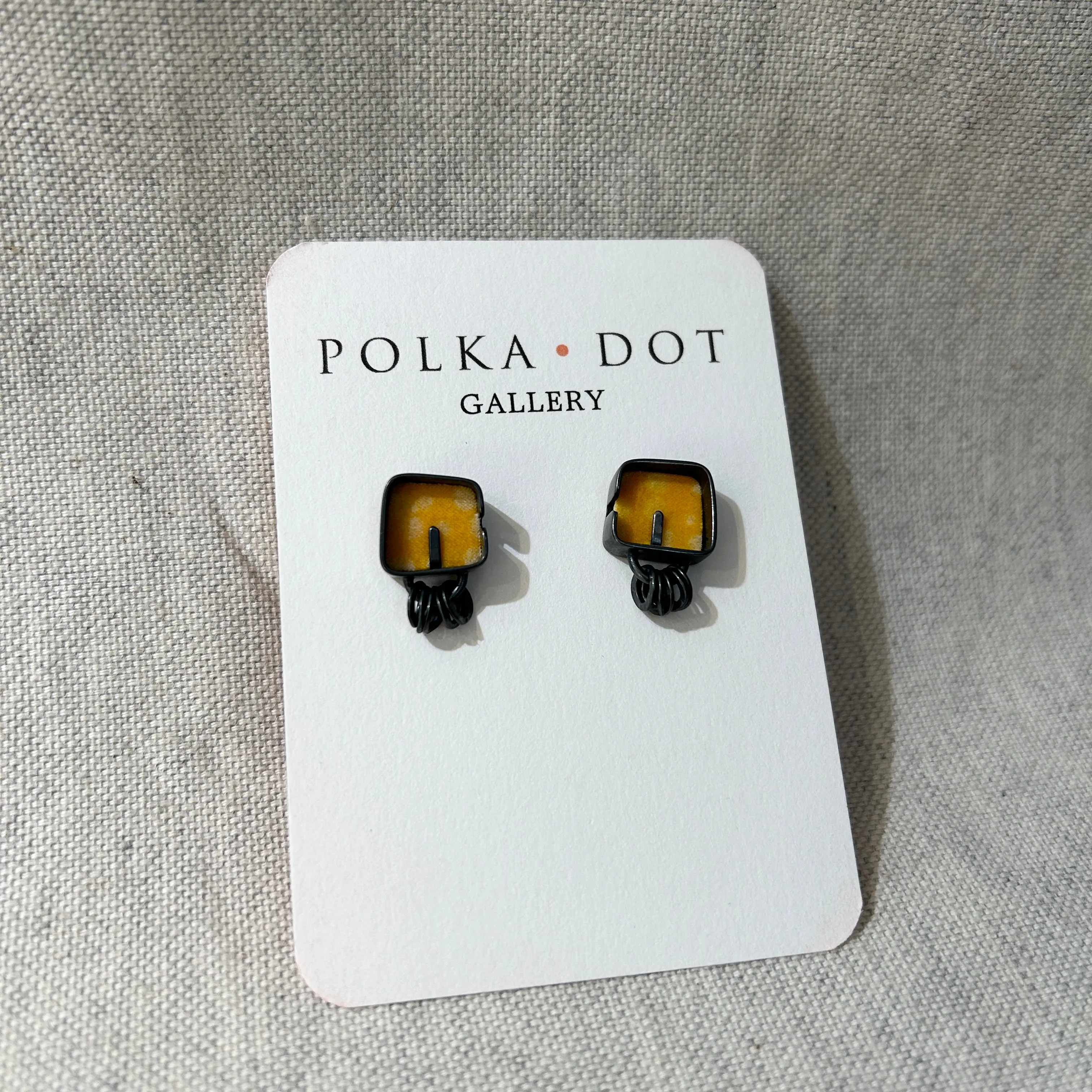 Yellow Cobble Studs